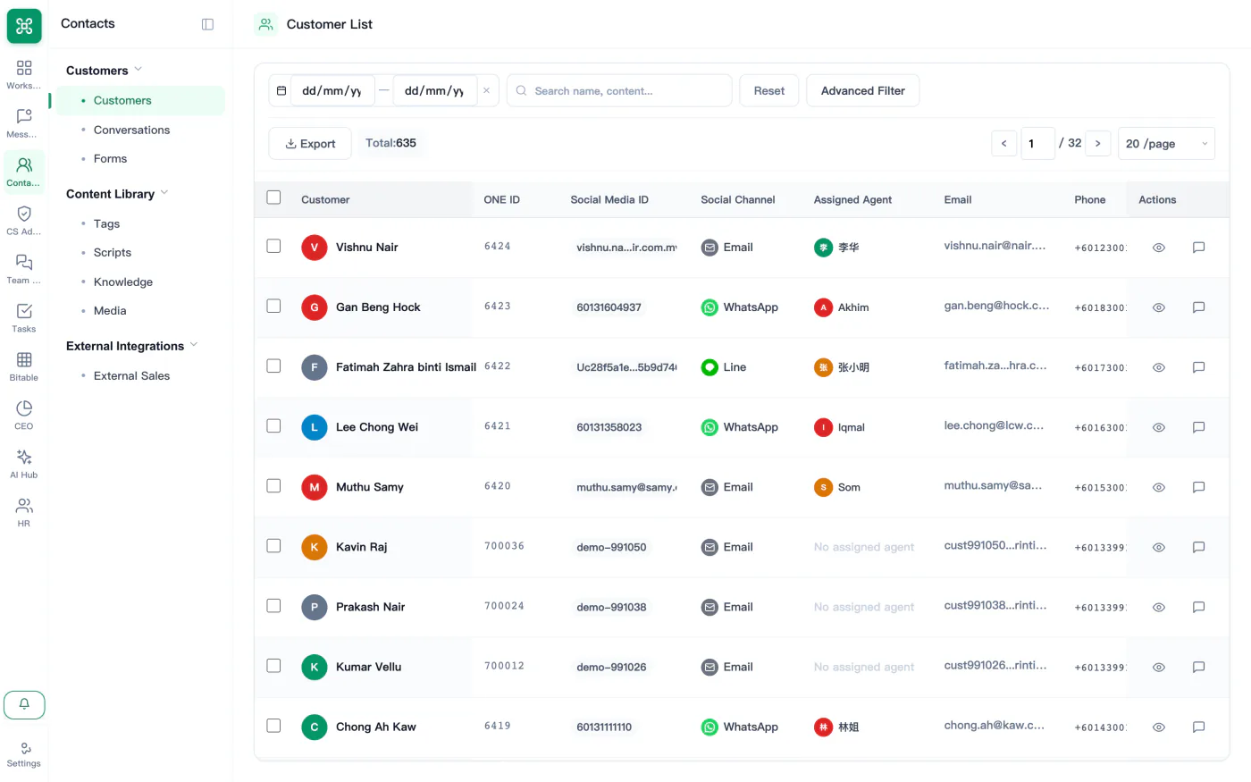Customer CRM